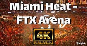 【4K】 Miami Heat - FTX Arena - Walking Tour - NBA Game - 60fps