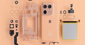 Motorola Edge 50 Ultra Peach Fuzz color variant seemingly teased before launch - Gizmochina