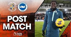 Elijah Adebayo on his hat-trick and the 4-0 win against Brighton | Post-Match