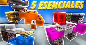 5 Circuitos de Redstone Básicos que Deberías Conocer | Minecraft