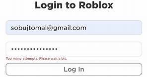 how to fix too many attempts. please try again later. roblox problem solved 2021