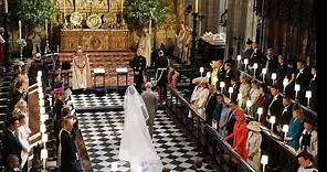 The Royal Wedding: The Bride walks down the aisle