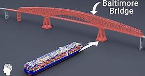 How Did the Baltimore Bridge Collapse - Animated