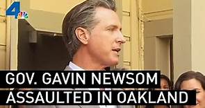 Governor Newsom Assault Arrest in Oakland | NBCLA