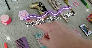 ASMR TRIGGER TRAIL 🌟 Distance Tracing, Mouth Sounds, Whisper, items on the camera 🫧