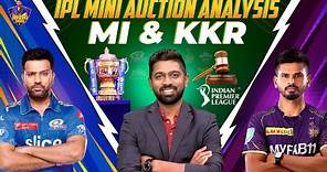 Mumbai Indians and Kolkata Knight Riders | IPL Auction Team Analysis | Abhinav Mukund