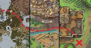 Creating an Interactive Fantasy Worldmap - Region Map and Battlemap combo in FoundryVTT