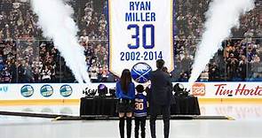 Ryan Miller joins Sabres icons in the rafters!