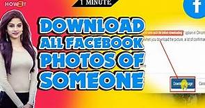 How to download all Facebook photos of someone 2024 | Skill Wave