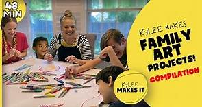 Family Art Projects for Kids | Fun kid-friendly collaborative art activities for groups & families!