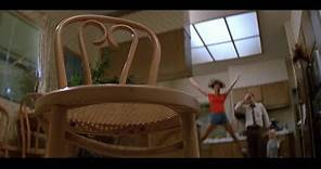 Furniture moving by itself -- Jobeth Williams and Craig T. Nelson in Poltergeist