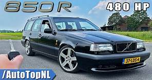 VOLVO 850 R 480HP REVIEW on AUTOBAHN [NO SPEED LIMIT] by AutoTopNL
