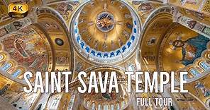【4K】Saint Sava Temple, Belgrade (Serbia) - Full Walking Tour - With Captions [CC]