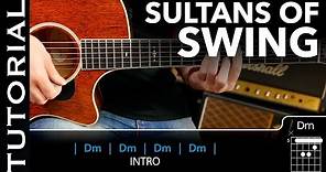 Cómo tocar Sultans Of Swing de Dire Straits en guitarra acústica Fácil! guitarraviva