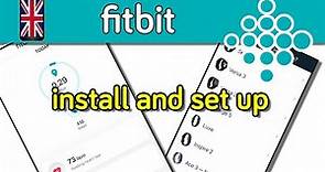 Install and set up the Fitbit app
