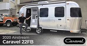 2020 Airstream Caravel 22FB Walk Through Small Light Weight Travel Trailer Bambi Size