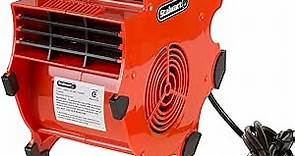 Blower Fan - 3-Speed Heavy-Duty Floor and Carpet Dryer - 1600 watts -Portable Air Mover with 4 Different Angles for Basements, Cars or Garages by Stalwart (Red)
