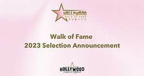 Hollywood Walk of Fame - Class of 2023 Announced