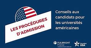 Procédures d'admission dans une université américaine | Étudier aux États-Unis