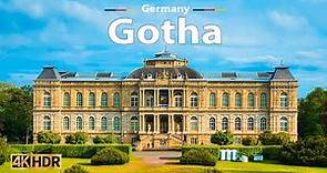 Gotha, Germany 🇩🇪 Walking Tour, 2023 ☀️ 4K HDR | Exploring the Beautiful German Town