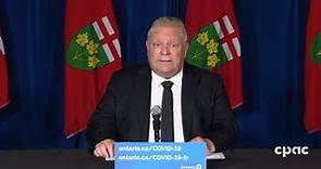 COVID-19: Ontario extends stay-at-home order, announces additional restrictions – April 16, 2021