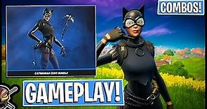 *NEW* CATWOMAN ZERO BUNDLE Gameplay + Combos! Before You Buy (Fortnite Battle Royale)