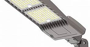 400W LED Parking Lot Light 56000 Lumen, Parking lot Flood Lights 400W Slip Fitter, Street Area Light DLC IP65 5000K Waterproof 100-277VAC Input , Stadium Lights Outdoor LED, LED Pole Light Outdoor