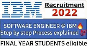 IBM Recruitment 2022 | Process of how to apply step by step🔥IBM JOB for freshers and for experienced