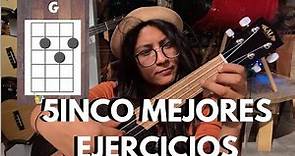 5 EJERCICIOS PARA TOCAR EL UKULELE - PRINCIPIANTES - UKULELERIA