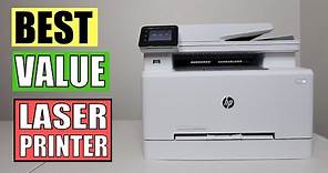 HP Color LaserJet Pro M283fdw Wireless All-in-One Laser Printer Review and Demonstration | Amazon