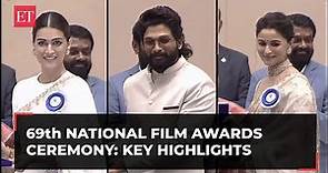 69th National Film Awards: Allu Arjun, Alia Bhatt, Kriti Sanon, Pankaj Tripathi & others felicitated