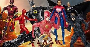 All THE FLASH Toys 2023 Official Movie Trailer Toy Action Figures!
