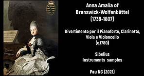 [Sheet music] Anna Amalia of Brunswick-Wolfenbüttel (1739-1807) - Divertimento in B-Dur (c.1780)