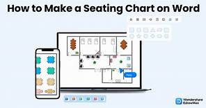 How to Make a Seating Chart on Word | EdrawMax