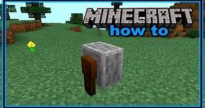 How to Craft and Use a Grindstone in Minecraft