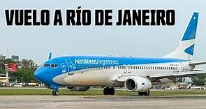 VUELO A RÍO DE JANEIRO DESDE AEROPARQUE - 737 AEROLÍNEAS ARGENTINAS