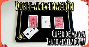 Doble adivinación - Truco revelado 7 | Curso de magia con cartas | Aprende magia en 7 minutos