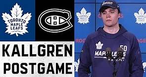 Erik Kallgren Post Game | Toronto Maple Leafs vs Montreal Canadiens | April 9, 2022