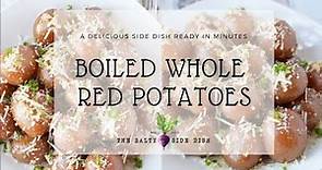 Boiled Red Potatoes Recipe