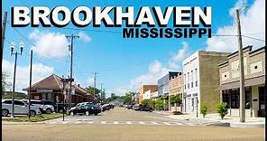 Brookhaven Mississippi - Downtown Driving Tour 4K