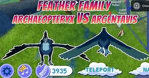 ARCHAEOPTERYX VS ARGENTAVIS | FEATHER FAMILY ROBLOX