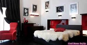 Red Black and White Bedrooms