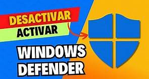 Cómo Desactivar Antivirus WINDOWS DEFENDER en Windows 10 / 11 (2024)