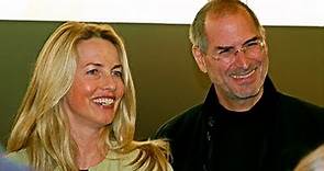 Steve Jobs and his wife Laurene Powell
