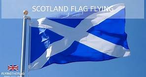 Scotland (St Andrew) Flag Flying 🏴󠁧󠁢󠁳󠁣󠁴󠁿