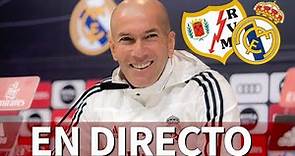 Rayo Real Madrid I RUEDA DE PRENSA de ZIDANE en DIRECTO | Diario AS