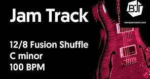 12/8 Fusion Shuffle Jam Track in C minor "Ace of Hearts" - BJT #46