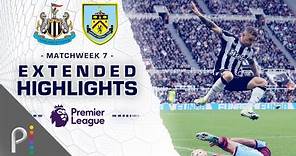 Newcastle United v. Burnley | PREMIER LEAGUE HIGHLIGHTS | 9/30/2023 | NBC Sports