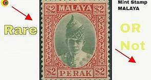 Rare Malaysia Malaya philately stamp values or not
