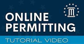 Online Permitting Tutorial Video